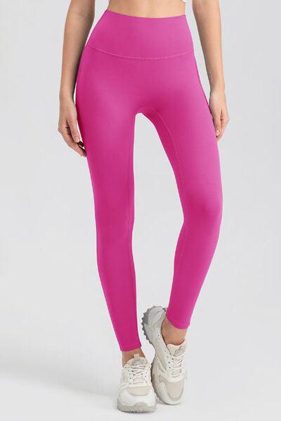 High Waist Skinny Active Pants - Immenzive