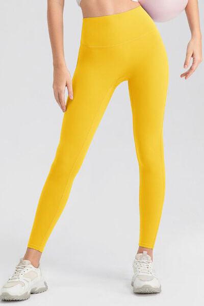 High Waist Skinny Active Pants - Immenzive