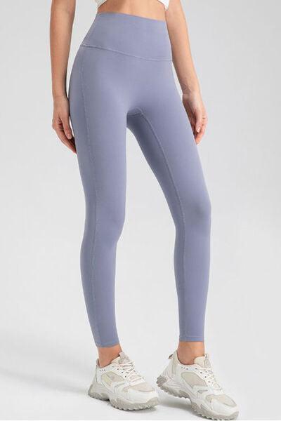 High Waist Skinny Active Pants - Immenzive