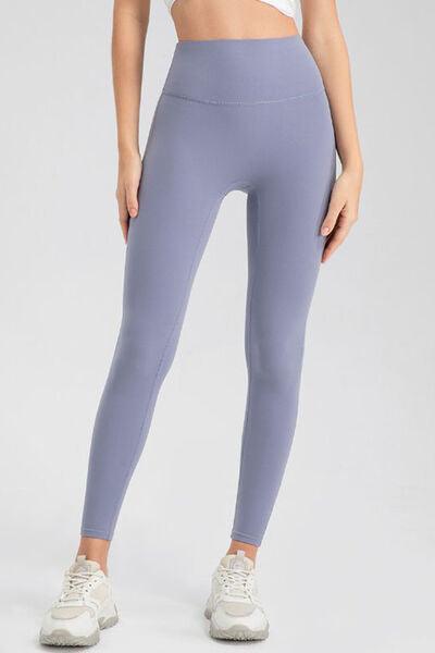 High Waist Skinny Active Pants - Immenzive