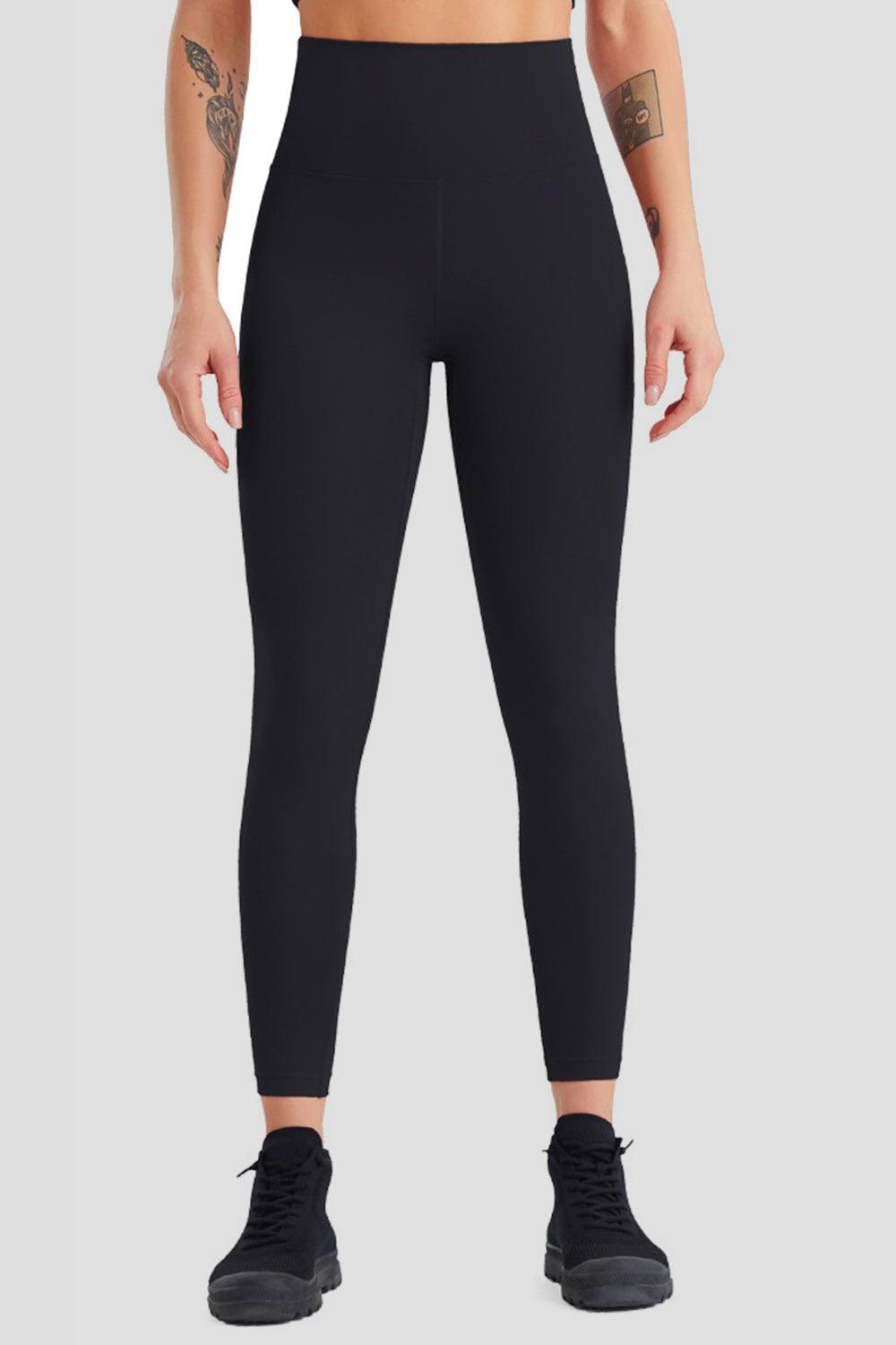 High Waist Wide Waistband Active Pants - Immenzive