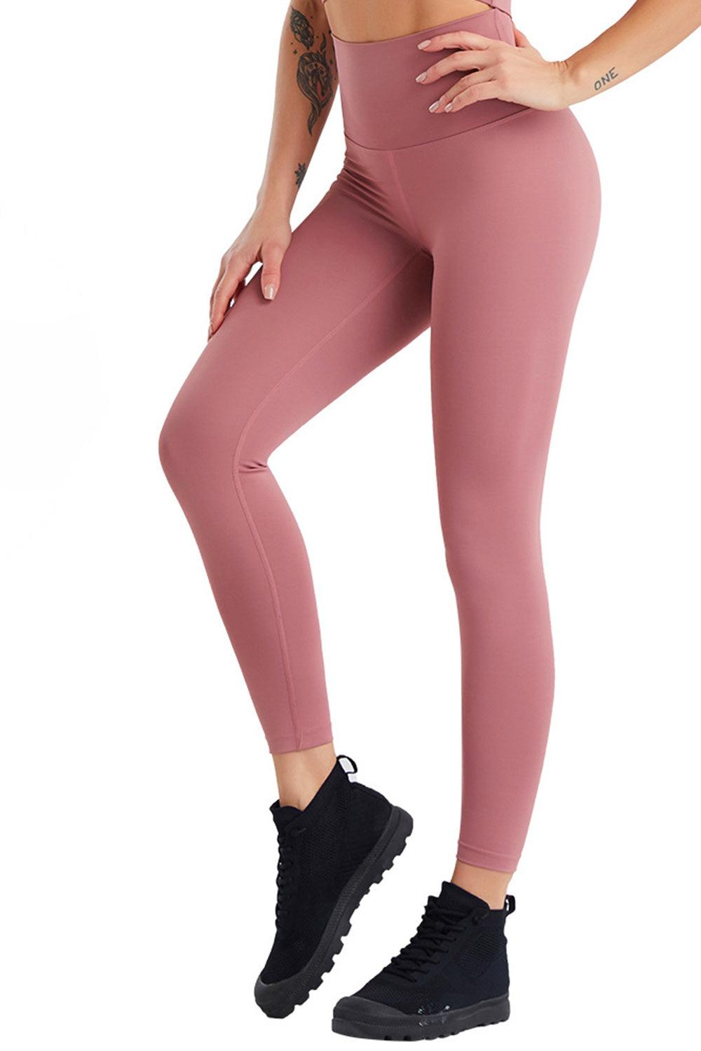 High Waist Wide Waistband Active Pants - Immenzive