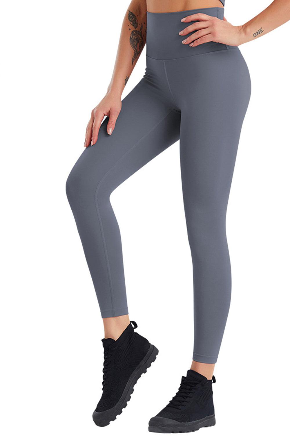 High Waist Wide Waistband Active Pants - Immenzive