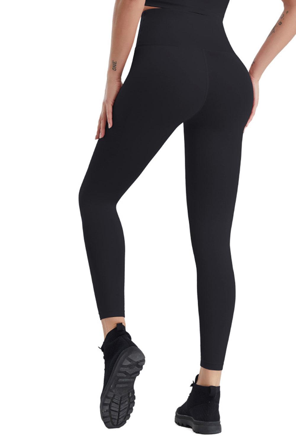 High Waist Wide Waistband Active Pants - Immenzive