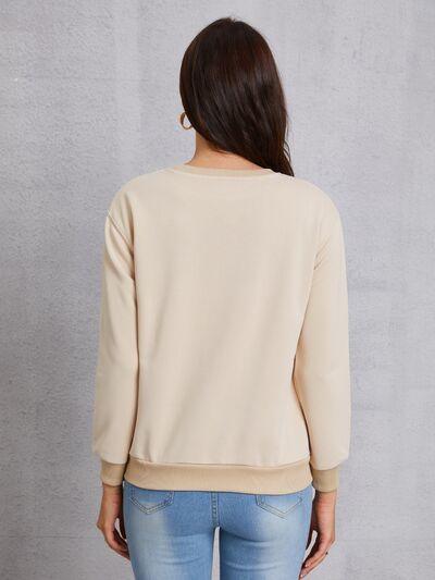 I'M PROBABLY ON MY WAY TO BUY COFFEE Round Neck Sweatshirt - Immenzive