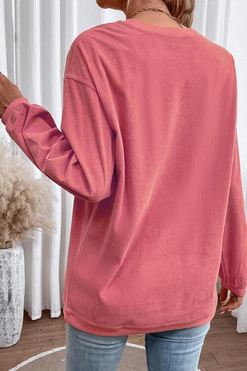 IN MY MERRY ERA Graphic Corded Sweatshirt - Immenzive