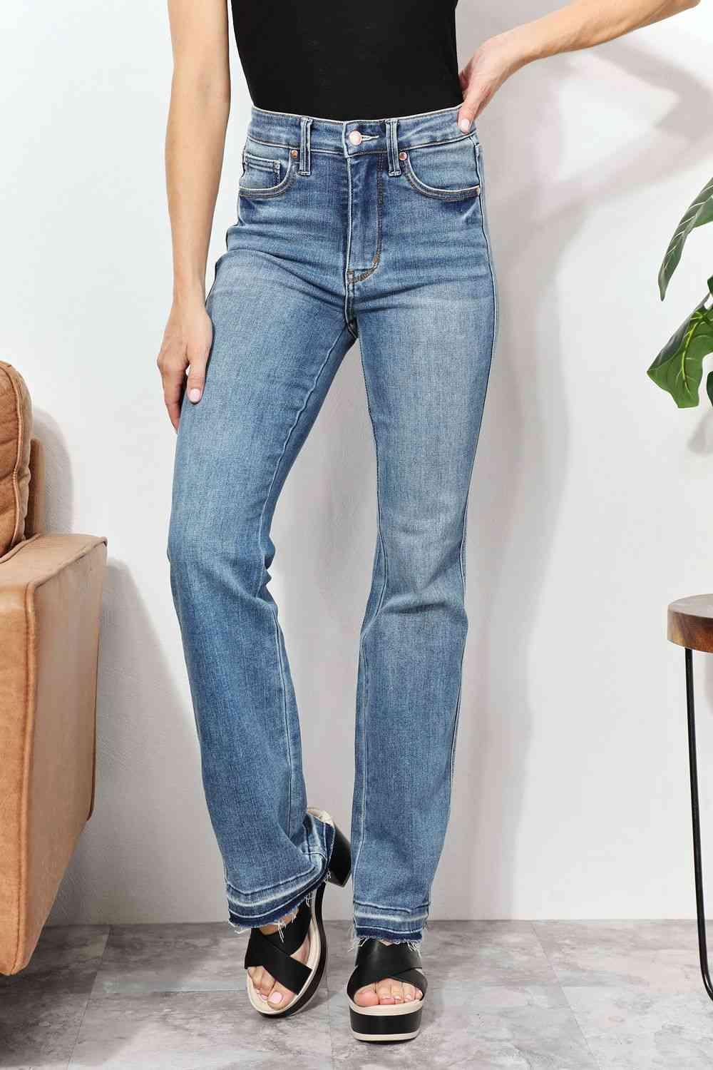 Judy Blue Full Size High Waist Jeans with Pockets - Immenzive