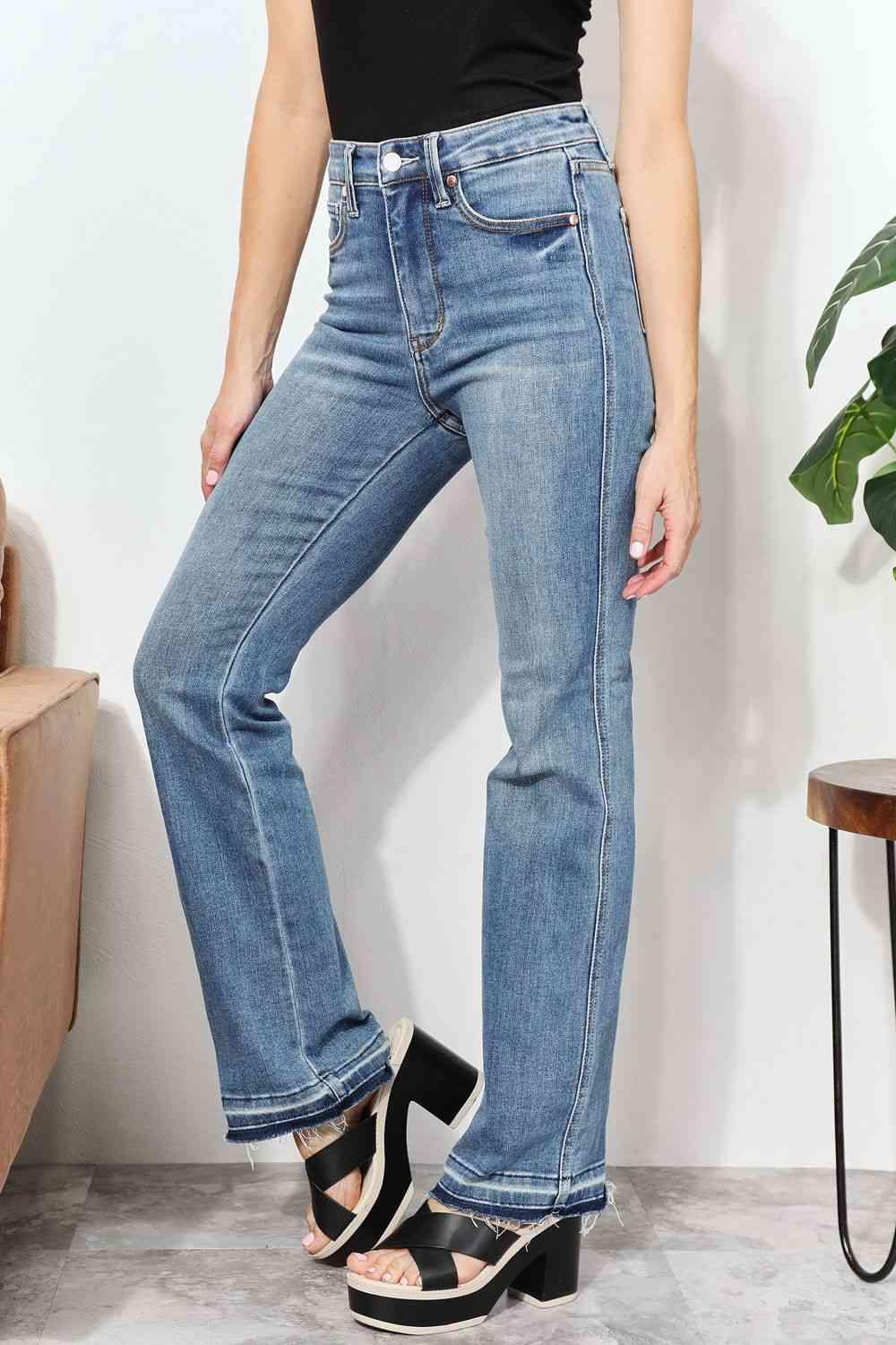 Judy Blue Full Size High Waist Jeans with Pockets - Immenzive