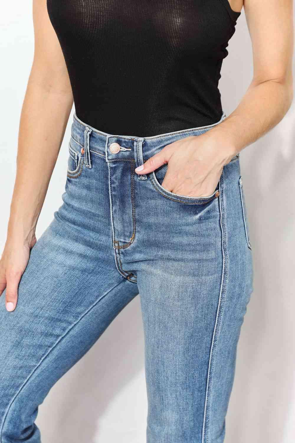 Judy Blue Full Size High Waist Jeans with Pockets - Immenzive