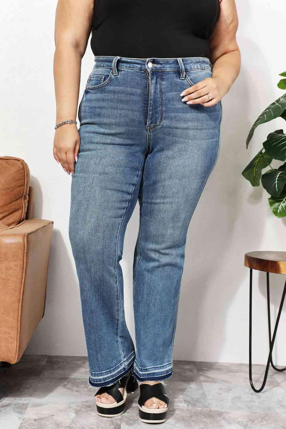 Judy Blue Full Size High Waist Jeans with Pockets - Immenzive