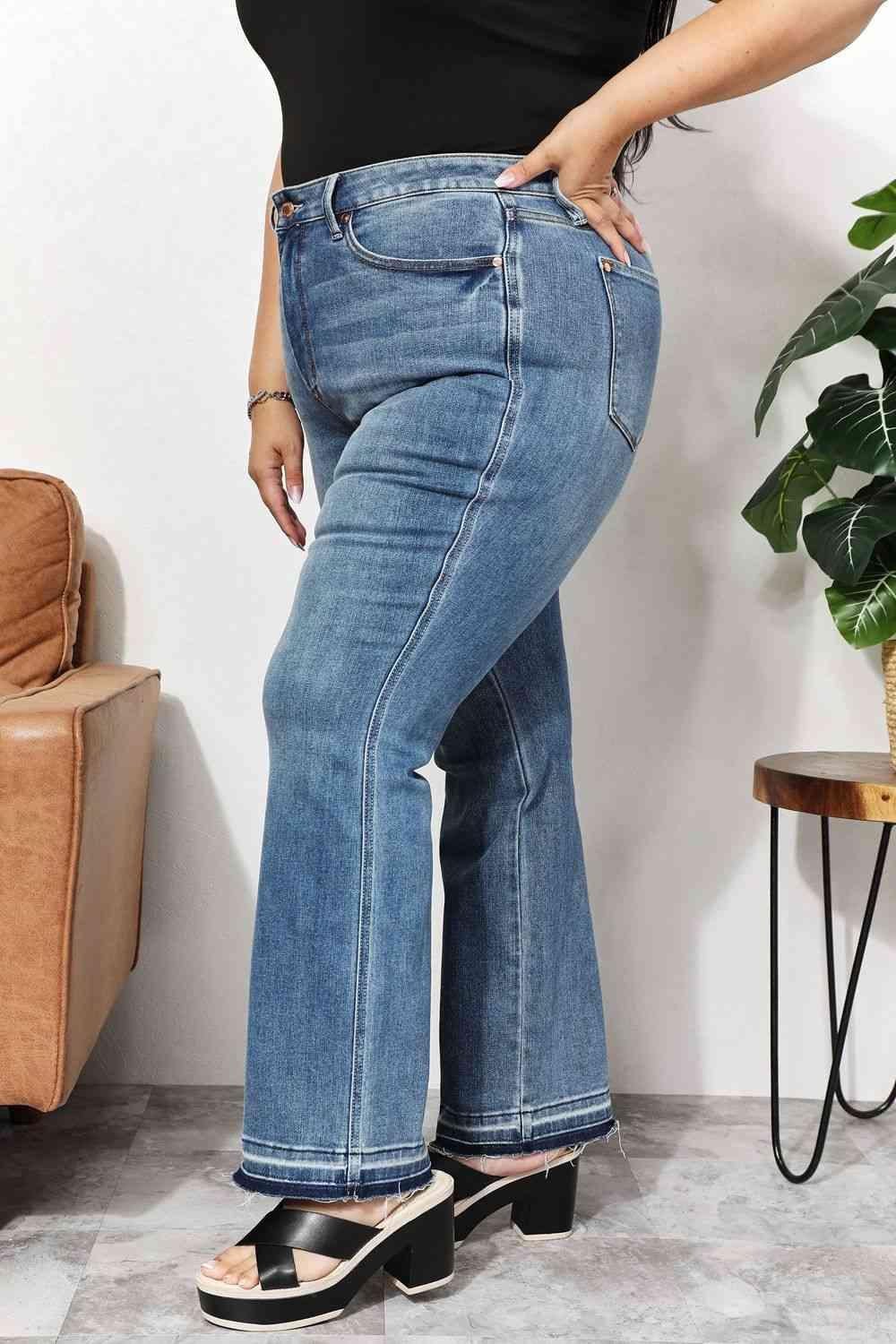 Judy Blue Full Size High Waist Jeans with Pockets - Immenzive