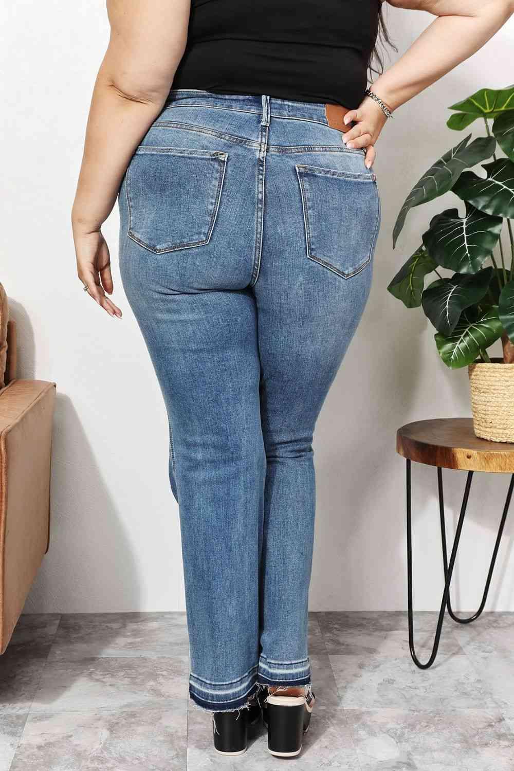 Judy Blue Full Size High Waist Jeans with Pockets - Immenzive