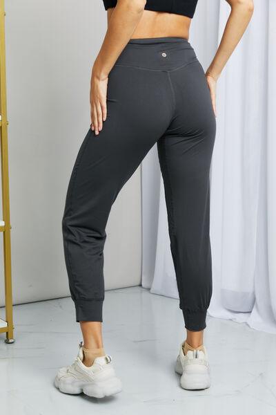Leggings Depot Full Size Wide Waistband Cropped Joggers - Immenzive