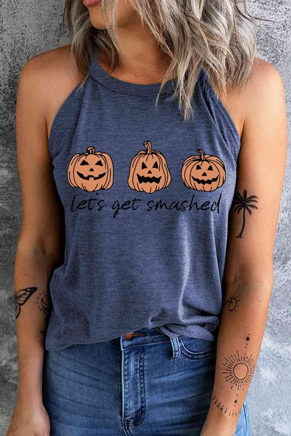LET'S GET SMASHED Graphic Tank Top - Immenzive
