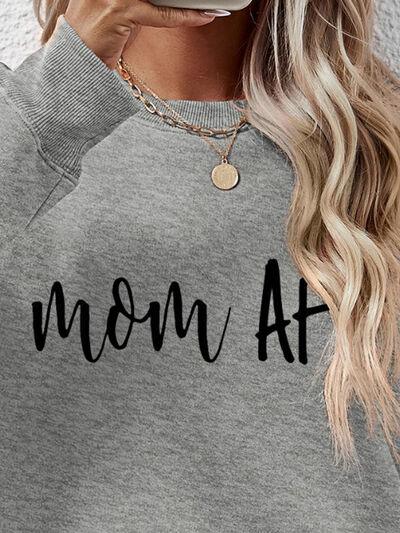 Letter Graphic Dropped Shoulder Sweatshirt - Immenzive