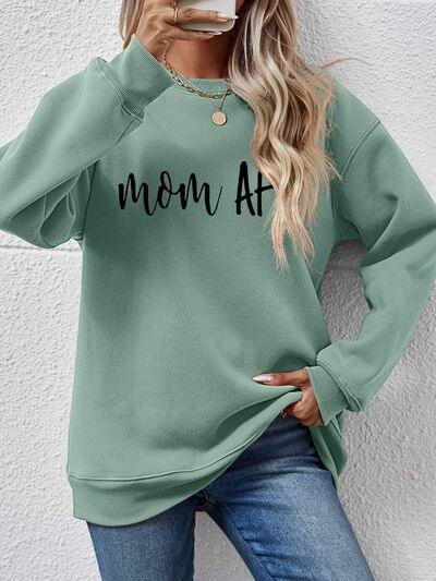 Letter Graphic Dropped Shoulder Sweatshirt - Immenzive