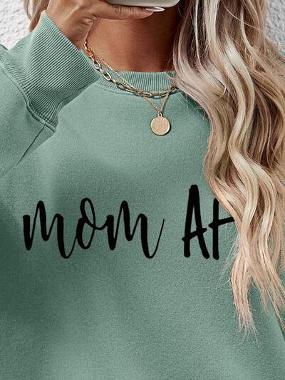 Letter Graphic Dropped Shoulder Sweatshirt - Immenzive