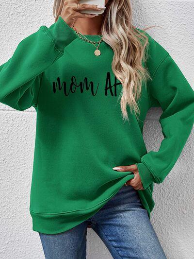 Letter Graphic Dropped Shoulder Sweatshirt - Immenzive