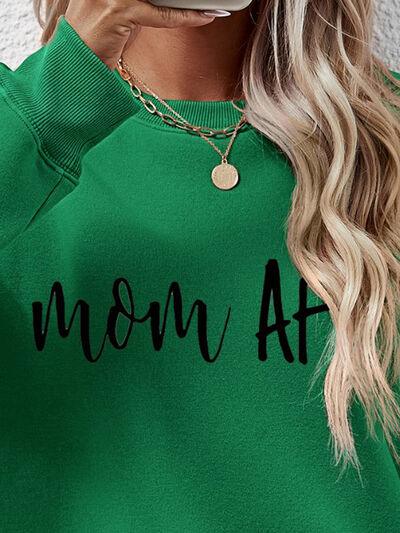 Letter Graphic Dropped Shoulder Sweatshirt - Immenzive