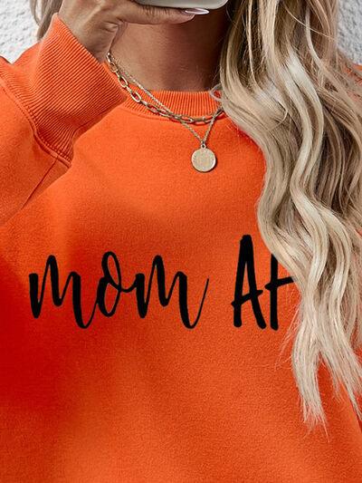 Letter Graphic Dropped Shoulder Sweatshirt - Immenzive
