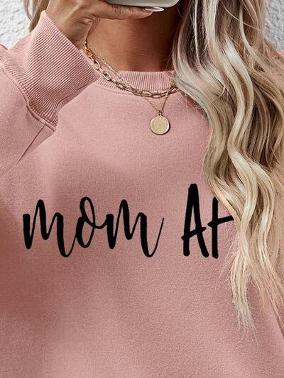 Letter Graphic Dropped Shoulder Sweatshirt - Immenzive