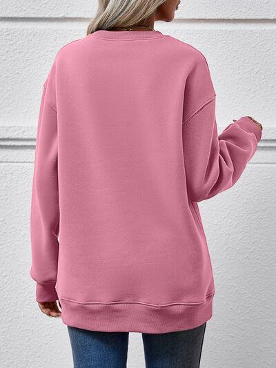 MERRY CHRISTMAS Dropped Shoulder Sweatshirt - Immenzive