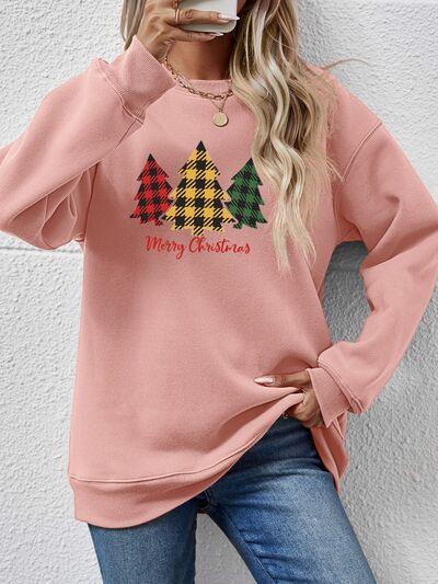 MERRY CHRISTMAS Dropped Shoulder Sweatshirt - Immenzive