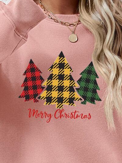 MERRY CHRISTMAS Dropped Shoulder Sweatshirt - Immenzive