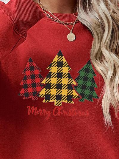 MERRY CHRISTMAS Dropped Shoulder Sweatshirt - Immenzive