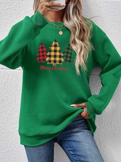 MERRY CHRISTMAS Dropped Shoulder Sweatshirt - Immenzive