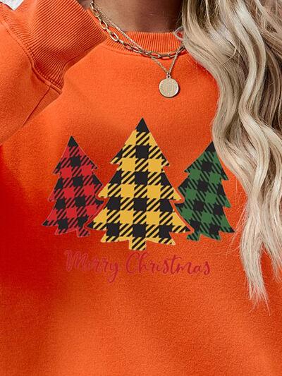 MERRY CHRISTMAS Dropped Shoulder Sweatshirt - Immenzive