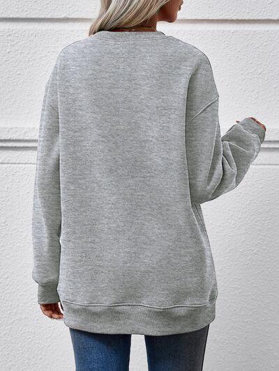 MERRY CHRISTMAS Dropped Shoulder Sweatshirt - Immenzive