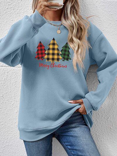 MERRY CHRISTMAS Dropped Shoulder Sweatshirt - Immenzive