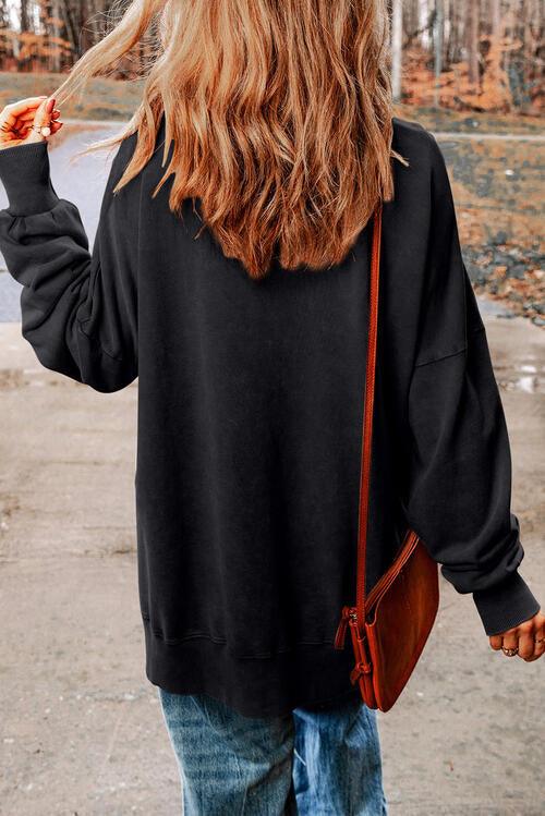 MERRY CHRISTMAS Graphic Dropped Shoulder Sweatshirt - Immenzive