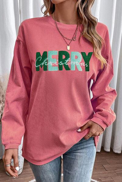 MERRY CHRISTMAS Round Neck Sweatshirt - Immenzive