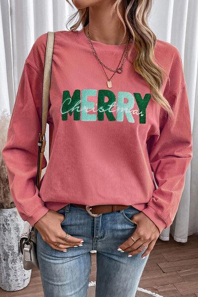 MERRY CHRISTMAS Round Neck Sweatshirt - Immenzive