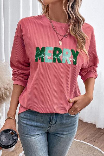 MERRY CHRISTMAS Round Neck Sweatshirt - Immenzive