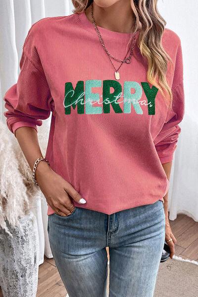 MERRY CHRISTMAS Round Neck Sweatshirt - Immenzive