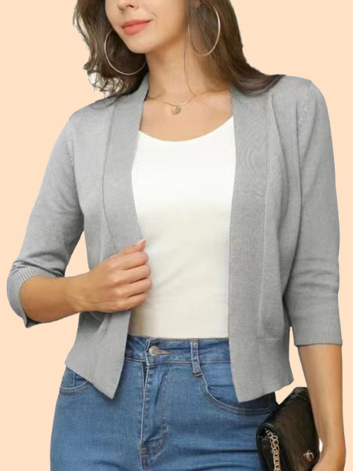 Open Front Cardigan - Immenzive