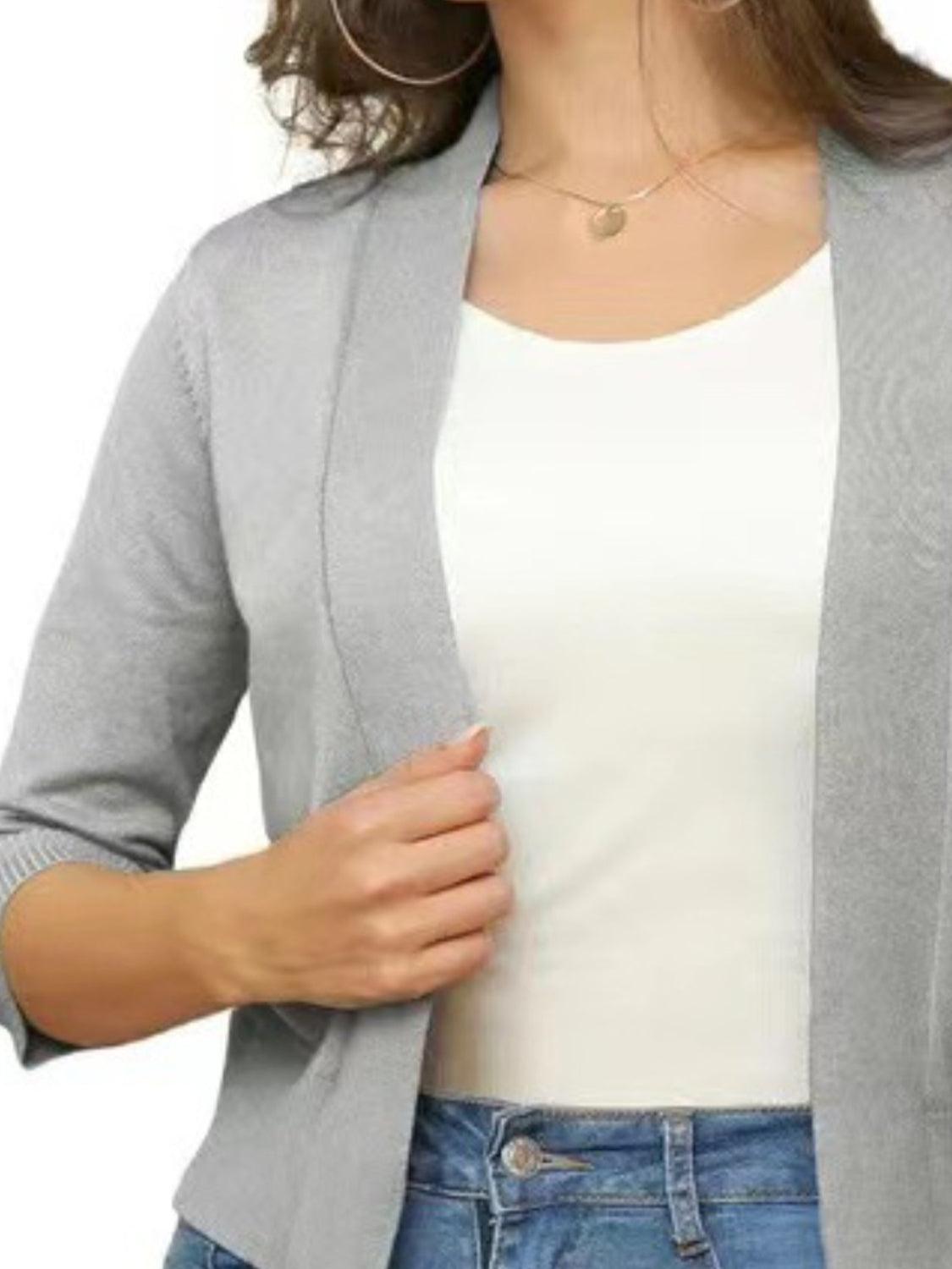 Open Front Cardigan - Immenzive