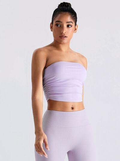 Ribbed Active Bandeau Top - Immenzive