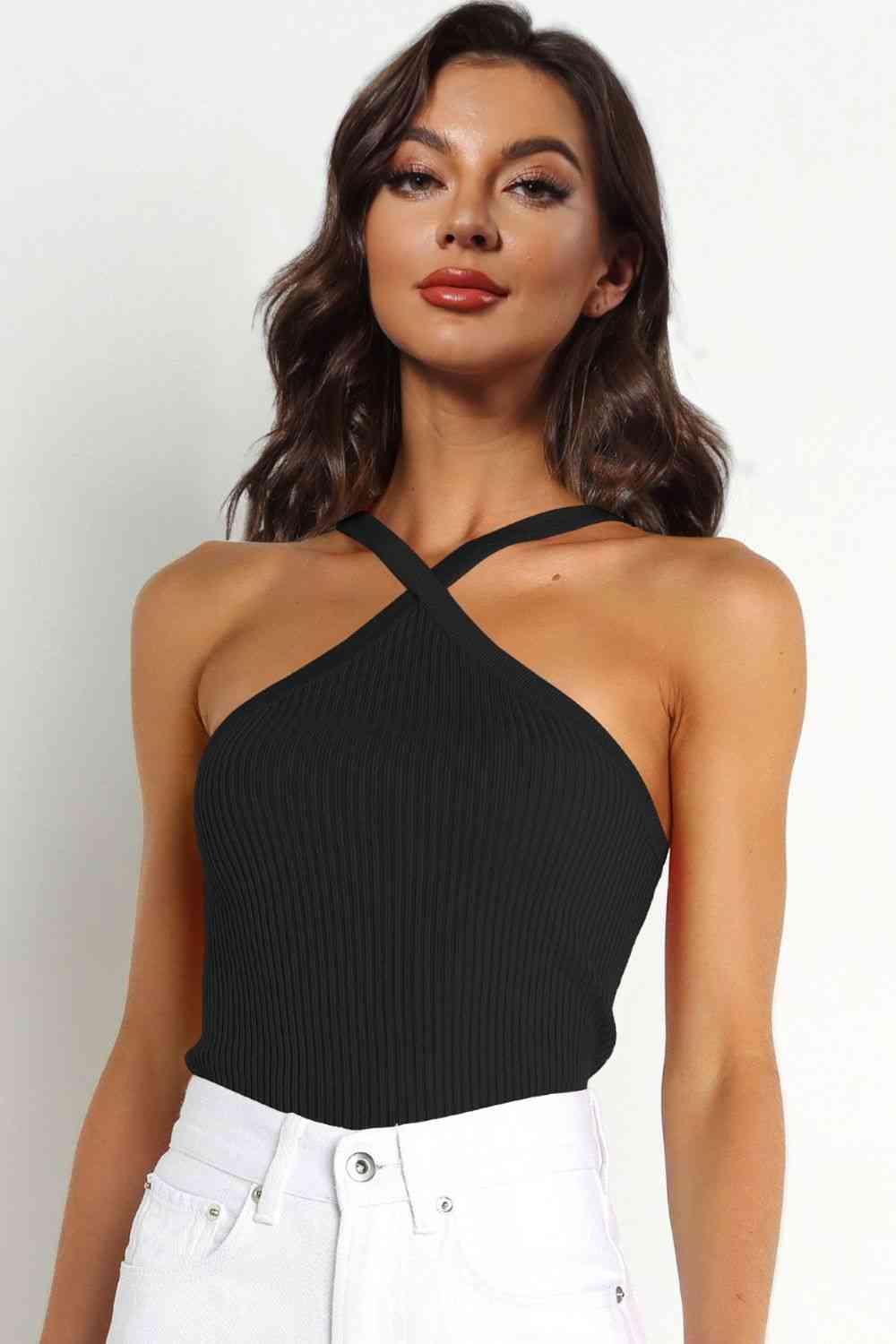Ribbed Cami Top - Immenzive