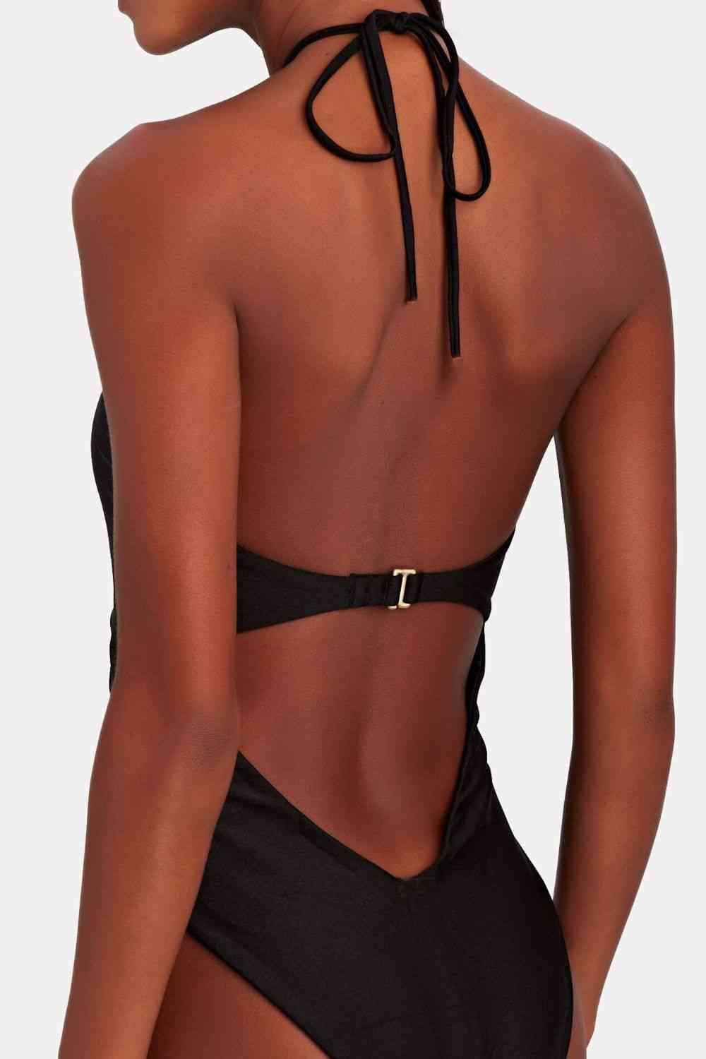 Ring Detail Cutout One-Piece Swimsuit - Immenzive