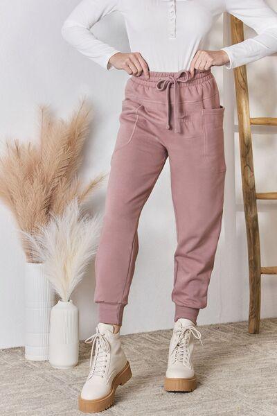 RISEN Drawstring Pocketed Joggers - Immenzive