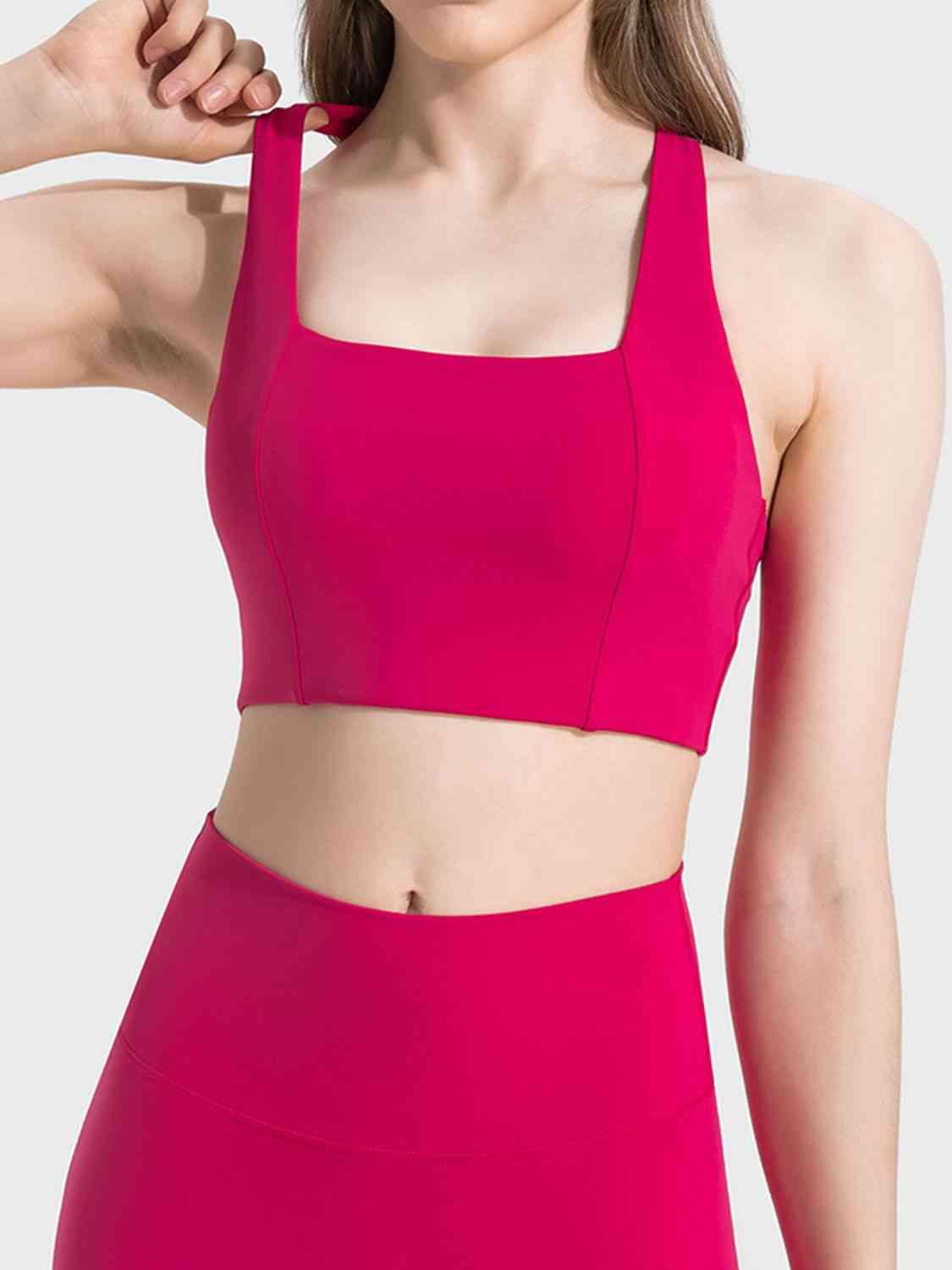 Scoop Neck Sports Bra - Immenzive