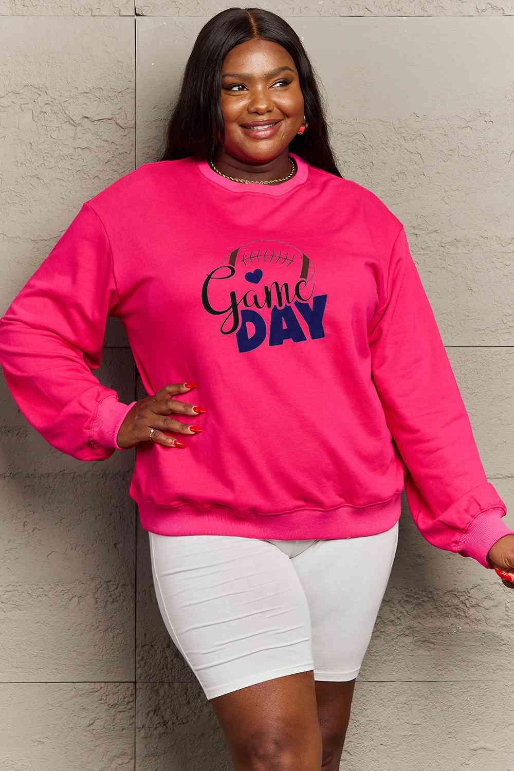 Simply Love Full Size Drop Shoulder Graphic Sweatshirt - Immenzive