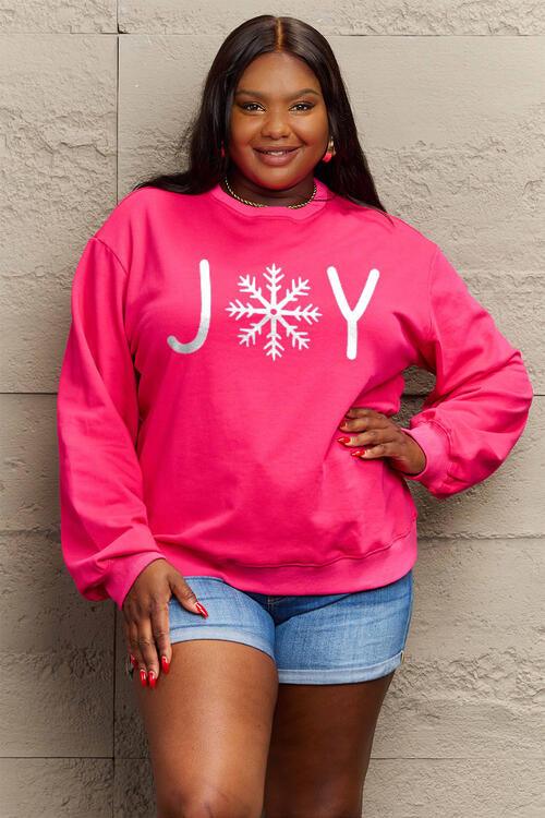 Simply Love Full Size Graphic Long Sleeve Sweatshirt - Immenzive