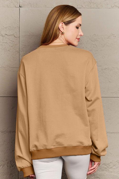 Simply Love Full Size Graphic Long Sleeve Sweatshirt - Immenzive
