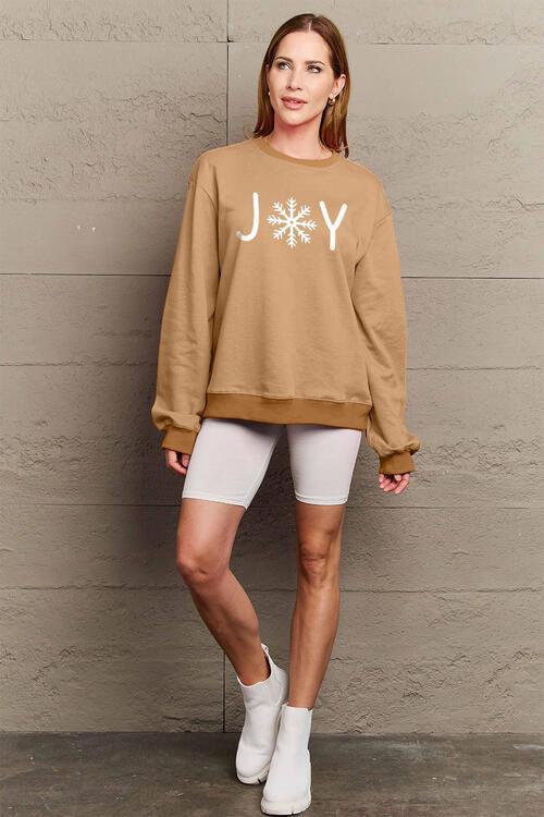 Simply Love Full Size Graphic Long Sleeve Sweatshirt - Immenzive