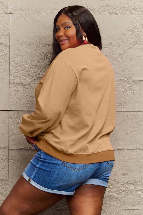 Simply Love Full Size Graphic Long Sleeve Sweatshirt - Immenzive